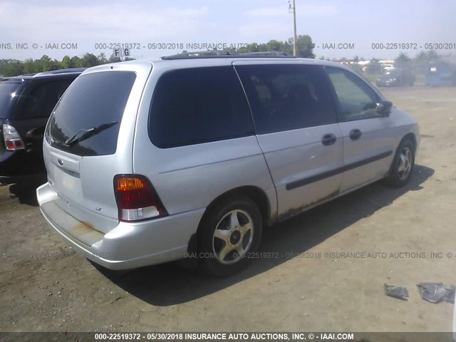 2FMZA51402BA52292 - 2002 FORD WINDSTAR LX GRAY photo 4