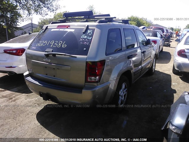 1J4GR48K26C231226 - 2006 JEEP GRAND CHEROKEE LAREDO/COLUMBIA/FREEDOM 棕色 照片 4