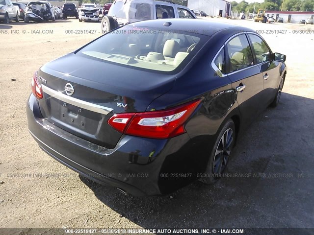 1N4AL3AP3HC283597 - 2017 NISSAN ALTIMA 2.5/S/SV/SL/SR Dark Blue photo 4