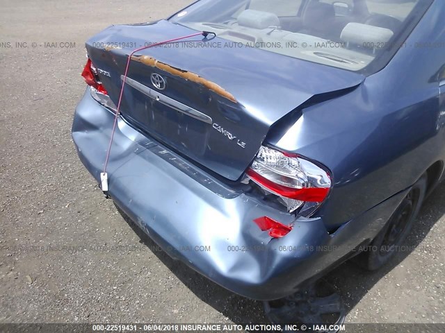 4T1BE32K53U649313 - 2003 TOYOTA CAMRY LE/XLE/SE ლურჯი ფოტო 6