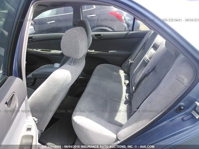 4T1BE32K53U649313 - 2003 TOYOTA CAMRY LE/XLE/SE ლურჯი ფოტო 8
