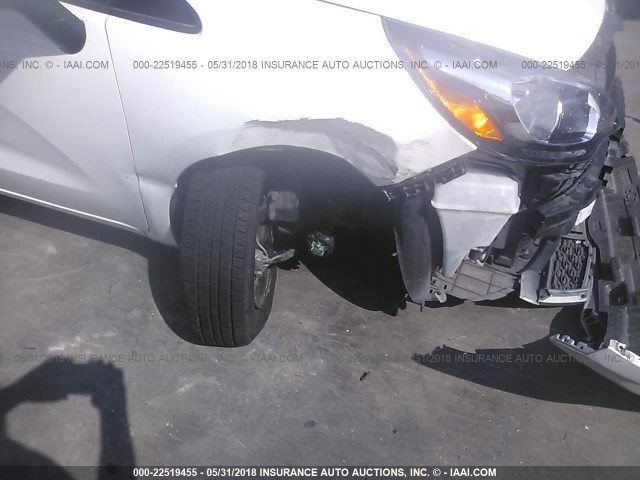 KNADN4A31D6244825 - 2013 KIA RIO EX/SX WHITE photo 6