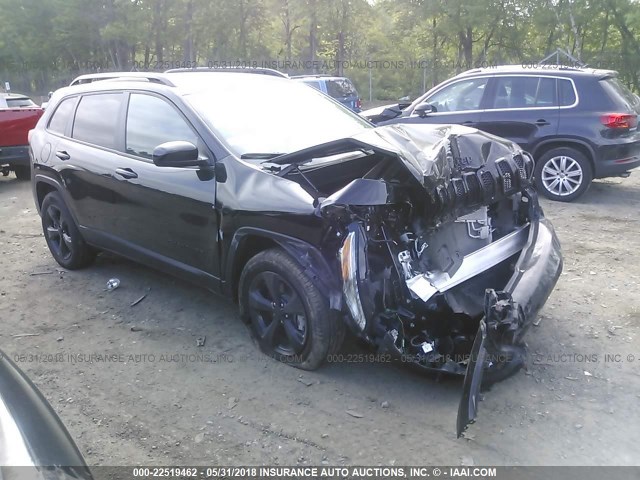 1C4PJMCB5JD555570 - 2018 JEEP CHEROKEE LATITUDE Czarny zdjęcie 1