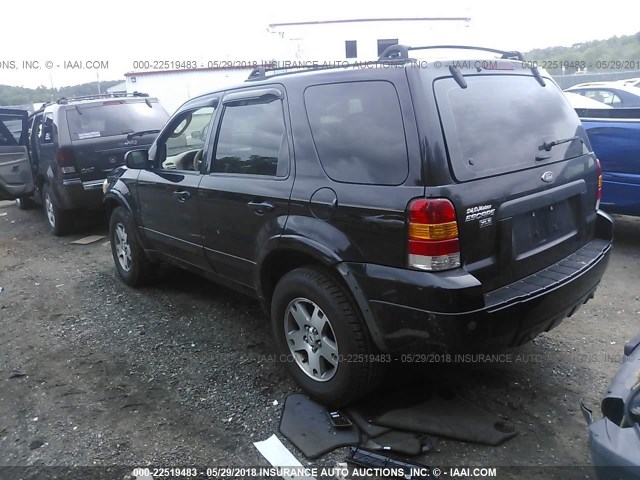 1FMCU94175KA83426 - 2005 FORD ESCAPE LIMITED BLACK photo 3