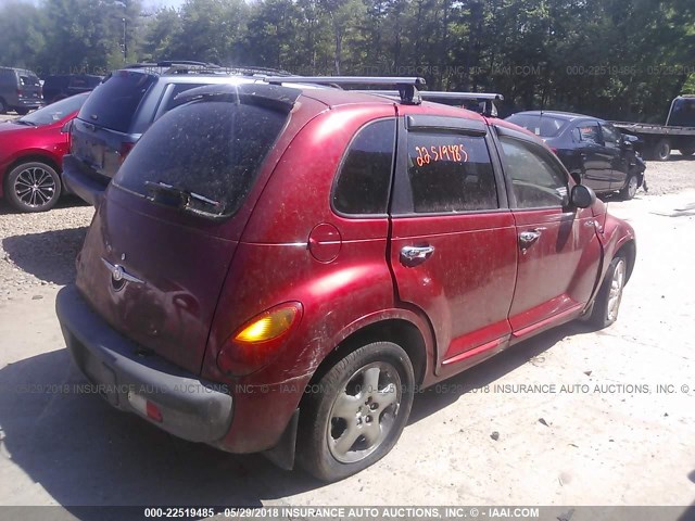 3C8FY68B92T291503 - 2002 CHRYSLER PT CRUISER LIMITED/DREAM CRUISER RED photo 4