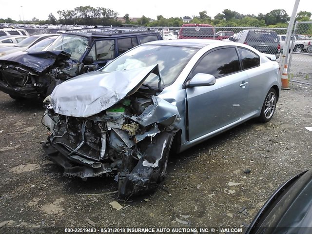 JTKDE177660104117 - 2006 TOYOTA SCION TC 浅蓝色 照片 2