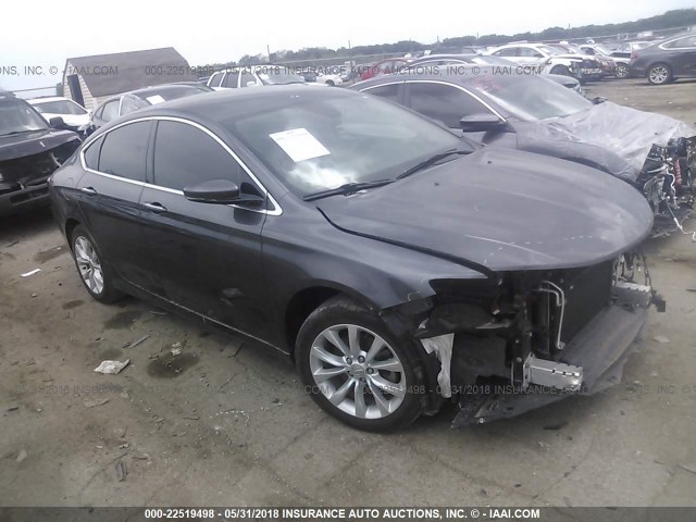 1C3CCCCB4FN544486 - 2015 CHRYSLER 200 C GRAY photo 1