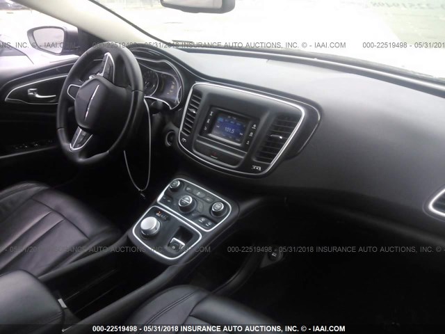 1C3CCCCB4FN544486 - 2015 CHRYSLER 200 C GRAY photo 5