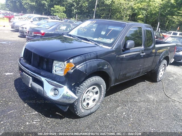 1N6BD06T28C414936 - 2008 NISSAN FRONTIER KING CAB XE/KING CAB SE BLACK photo 2