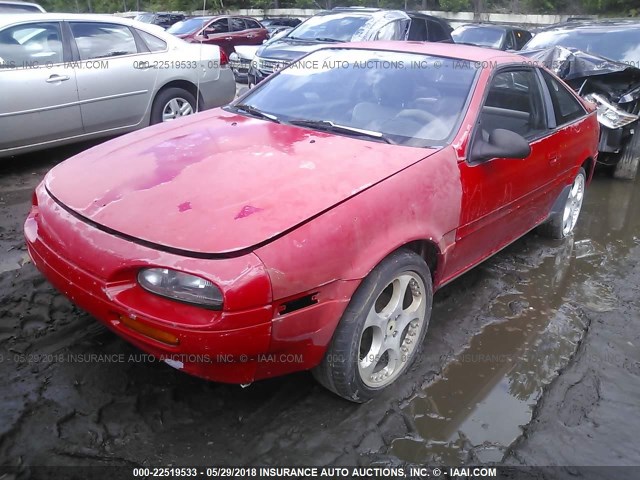 JN1EB34C5PU200156 - 1993 NISSAN NX 1600 RED photo 2