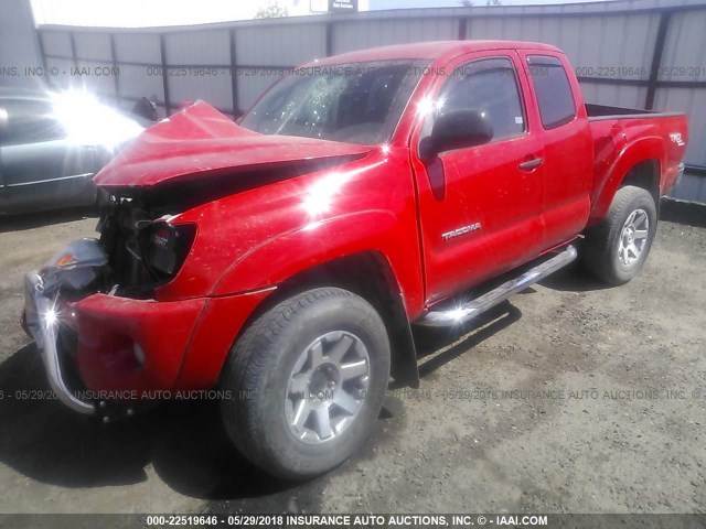 5TEUU42N26Z177308 - 2006 TOYOTA TACOMA ACCESS CAB Կարմիր լուսանկար 2