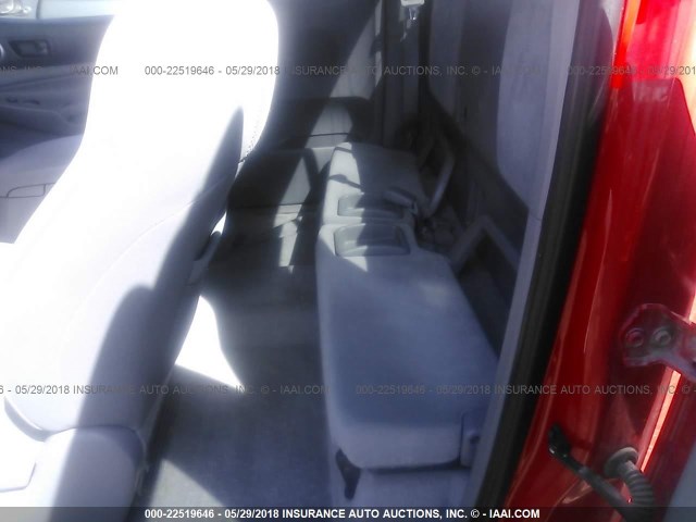 5TEUU42N26Z177308 - 2006 TOYOTA TACOMA ACCESS CAB Կարմիր լուսանկար 8