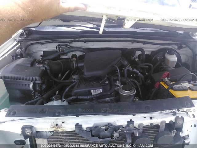 5TETX22N96Z247068 - 2006 TOYOTA TACOMA ACCESS CAB Weiß Foto 10