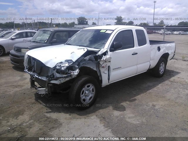 5TETX22N96Z247068 - 2006 TOYOTA TACOMA ACCESS CAB Weiß Foto 2