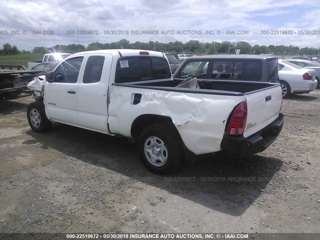 5TETX22N96Z247068 - 2006 TOYOTA TACOMA ACCESS CAB Weiß Foto 3