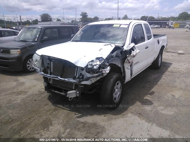 5TETX22N96Z247068 - 2006 TOYOTA TACOMA ACCESS CAB Weiß Foto 6