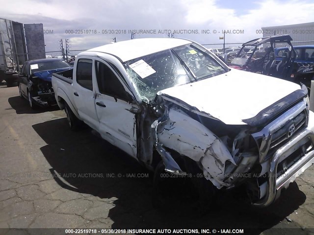 3TMLU42N49M027004 - 2009 TOYOTA TACOMA DOUBLE CAB WHITE photo 6