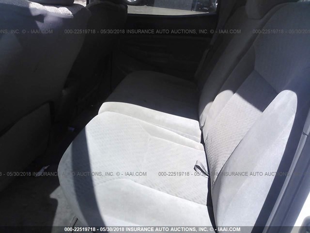 3TMLU42N49M027004 - 2009 TOYOTA TACOMA DOUBLE CAB თეთრი ფოტო 8