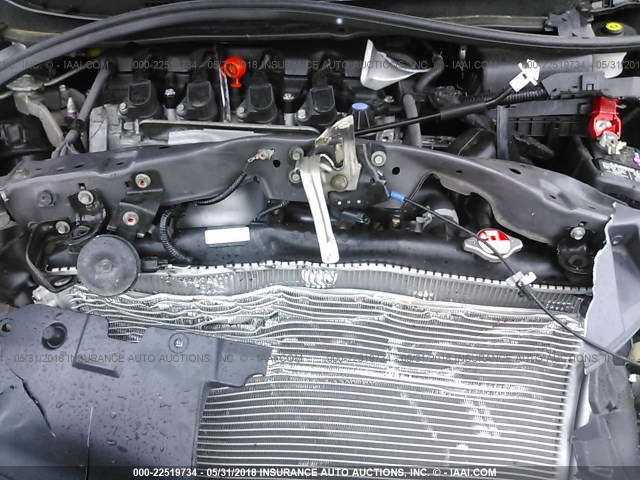 2HGFB2F92FH507106 - 2015 HONDA CIVIC EXL ნაცრისფერი ფოტო 10