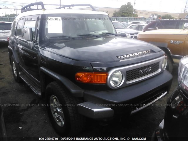 JTEBU11F070039506 - 2007 TOYOTA FJ CRUISER BLACK photo 1