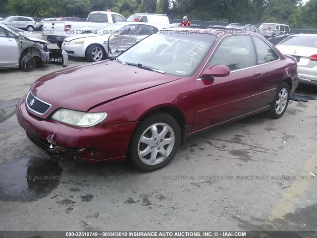 19UYA2259WL014024 - 1998 ACURA 3.0CL BURGUNDY photo 2