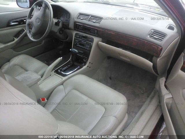 19UYA2259WL014024 - 1998 ACURA 3.0CL Бордовий фото 5