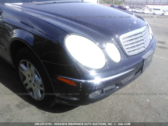 WDBUF26J45A718923 - 2005 MERCEDES-BENZ E 320 CDI BLACK photo 6