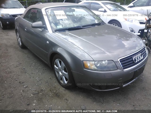 WAUAC48H76K004876 - 2006 AUDI A4 1.8 CABRIOLET BEIGE photo 1