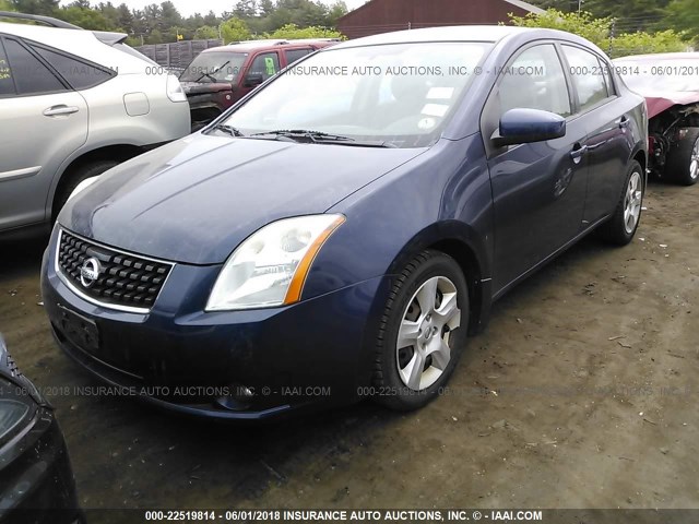 3N1AB61EX9L698258 - 2009 NISSAN SENTRA 2.0/2.0S/2.0SL BLUE photo 2