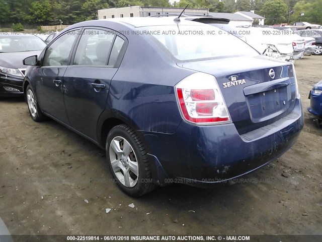 3N1AB61EX9L698258 - 2009 NISSAN SENTRA 2.0/2.0S/2.0SL BLUE photo 3