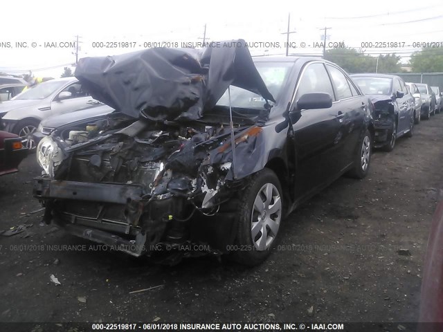 4T1BE46K78U782503 - 2008 TOYOTA CAMRY CE/LE/XLE/SE BLACK photo 2