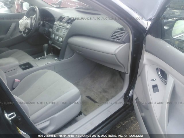 4T1BE46K78U782503 - 2008 TOYOTA CAMRY CE/LE/XLE/SE BLACK photo 5