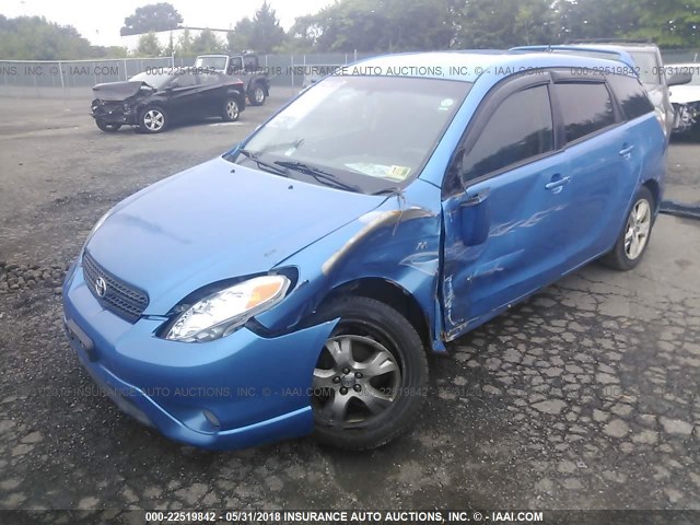 2T1KR32E77C649027 - 2007 TOYOTA COROLLA MATRIX XR BLUE photo 6