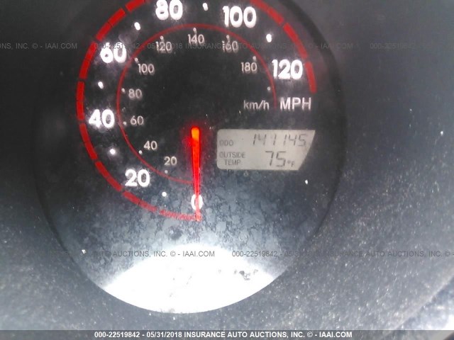 2T1KR32E77C649027 - 2007 TOYOTA COROLLA MATRIX XR BLUE photo 7