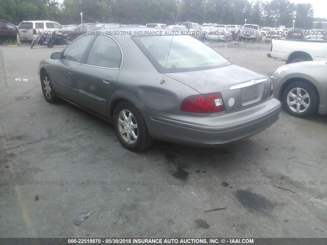 1MEFM55S42G626178 - 2002 MERCURY SABLE LS PREMIUM GRAY photo 3