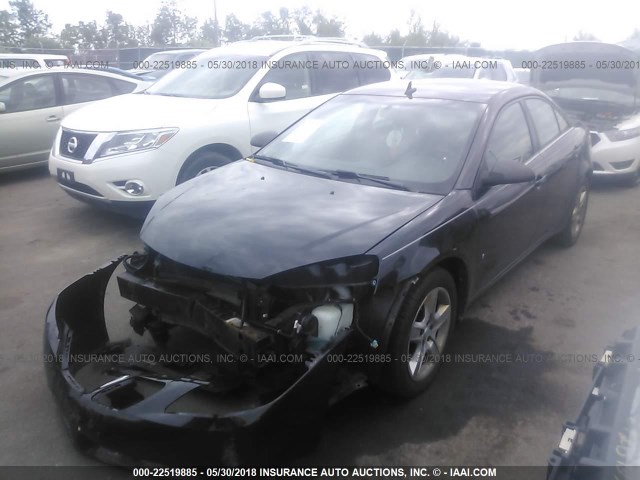 1G2ZG57B994141344 - 2009 PONTIAC G6 BLACK photo 2