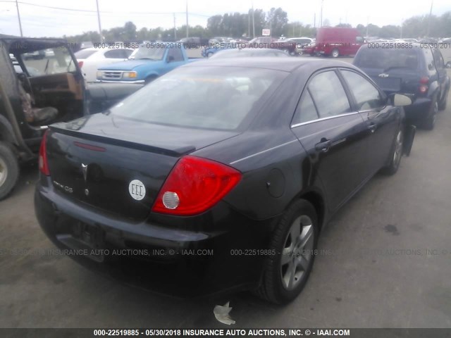 1G2ZG57B994141344 - 2009 PONTIAC G6 BLACK photo 4