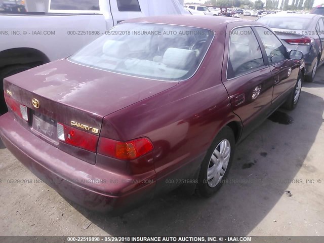 4T1BG22K71U058045 - 2001 TOYOTA CAMRY CE/LE/XLE 红色 照片 4