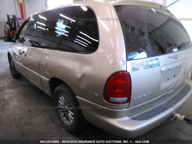 1C4GP64L2YB533923 - 2000 CHRYSLER TOWN & COUNTRY LIMITED BEIGE photo 3