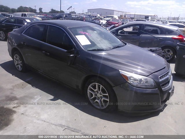 1G11D5RR2DF104640 - 2013 CHEVROLET MALIBU 1LT GRAY photo 1