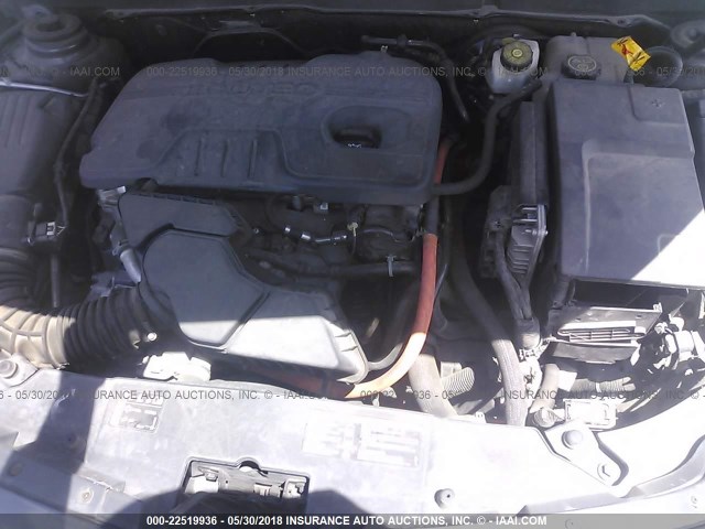 1G11D5RR2DF104640 - 2013 CHEVROLET MALIBU 1LT GRAY photo 10