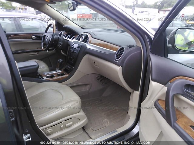 5GALVBED3AJ123360 - 2010 BUICK ENCLAVE CXL მუქი ყავისფერი ფოტო 5