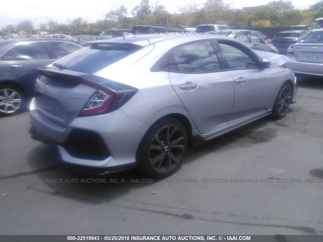 SHHFK7H46HU428400 - 2017 HONDA CIVIC SPORT 银色 照片 4