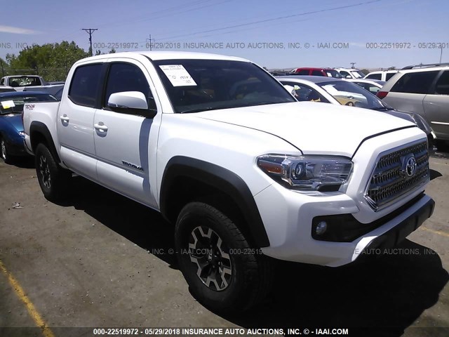 3TMCZ5AN0HM074103 - 2017 TOYOTA TACOMA DBL CAB/SR/TRDSPT/OR/PRO თეთრი ფოტო 1
