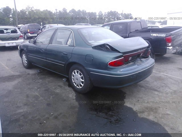 2G4WS52M5W1536582 - 1998 BUICK CENTURY CUSTOM GREEN photo 3