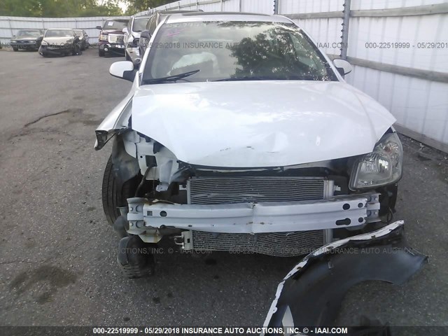 1G1AF5F54A7136989 - 2010 CHEVROLET COBALT 2LT WHITE photo 6