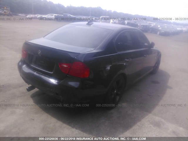 WBAPL5C52BA983087 - 2011 BMW 335 XI BLACK photo 4