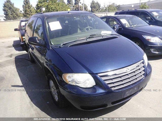 2A4GP44R66R846989 - 2006 CHRYSLER TOWN & COUNTRY LX BLUE photo 1