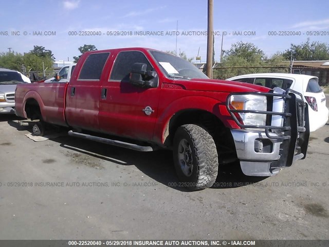 1FT7W2BT2DEB72782 - 2013 FORD F250 SUPER DUTY RED photo 1