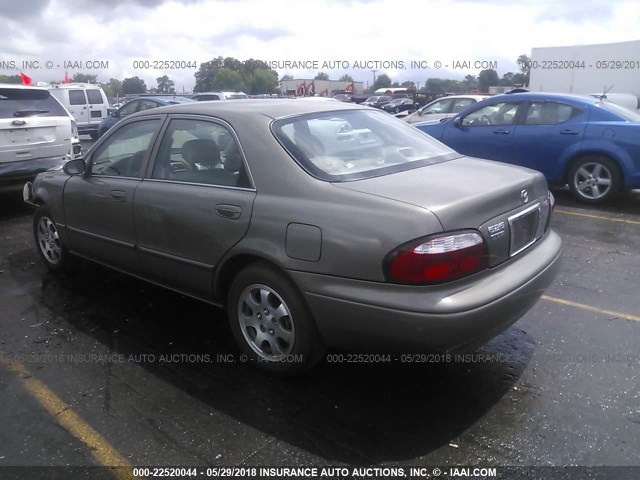 1YVGF22D1Y5145971 - 2000 MAZDA 626 ES/LX BROWN photo 3